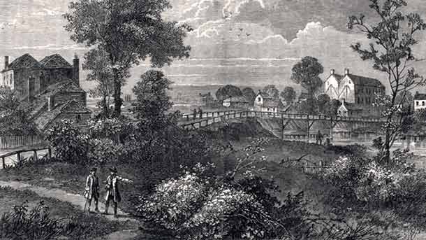 Jenny's Whim Bridge, Pimlico, London, 1750